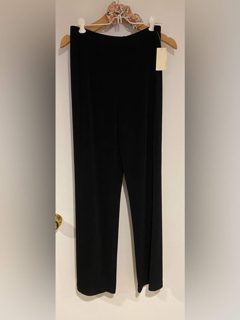 Coldwater Creek Black Stretchy Straight-Leg Women's Pants sz medium formal/work